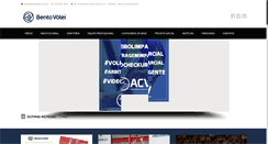 Desktop Screenshot of bentovolei.com.br